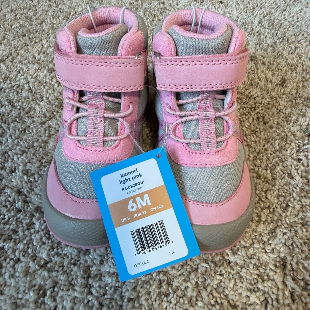 Stride Rite Pink and Gray Toddler Shoes